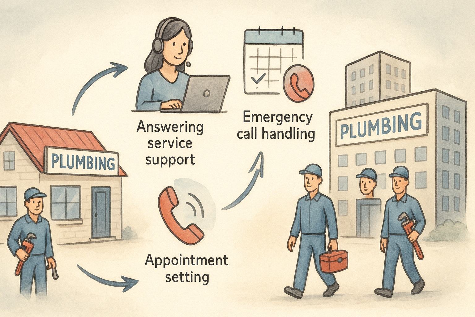 Plumbing Answering Service